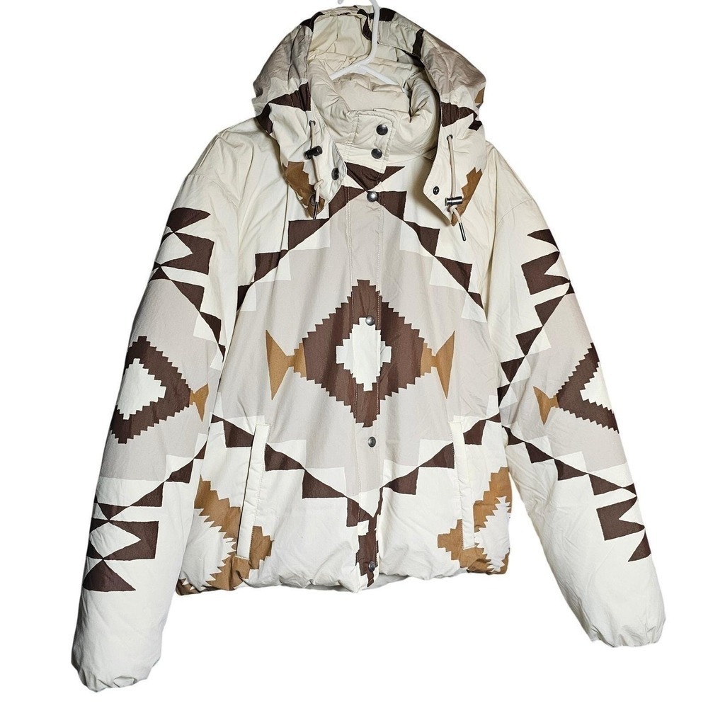 Polo Ralph Lauren Southwestern Aztec Puffer Jacket Size XS Men or M Women NWT